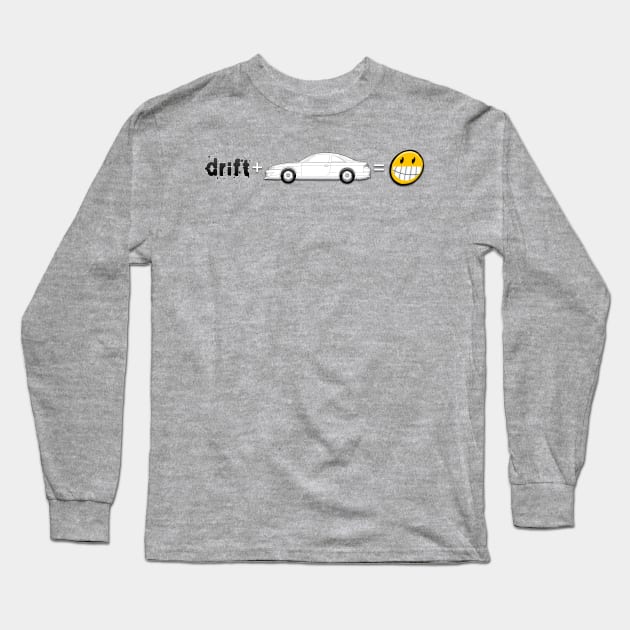 Fun S14 Nissan Silvia Drift Long Sleeve T-Shirt by CoolCarVideos